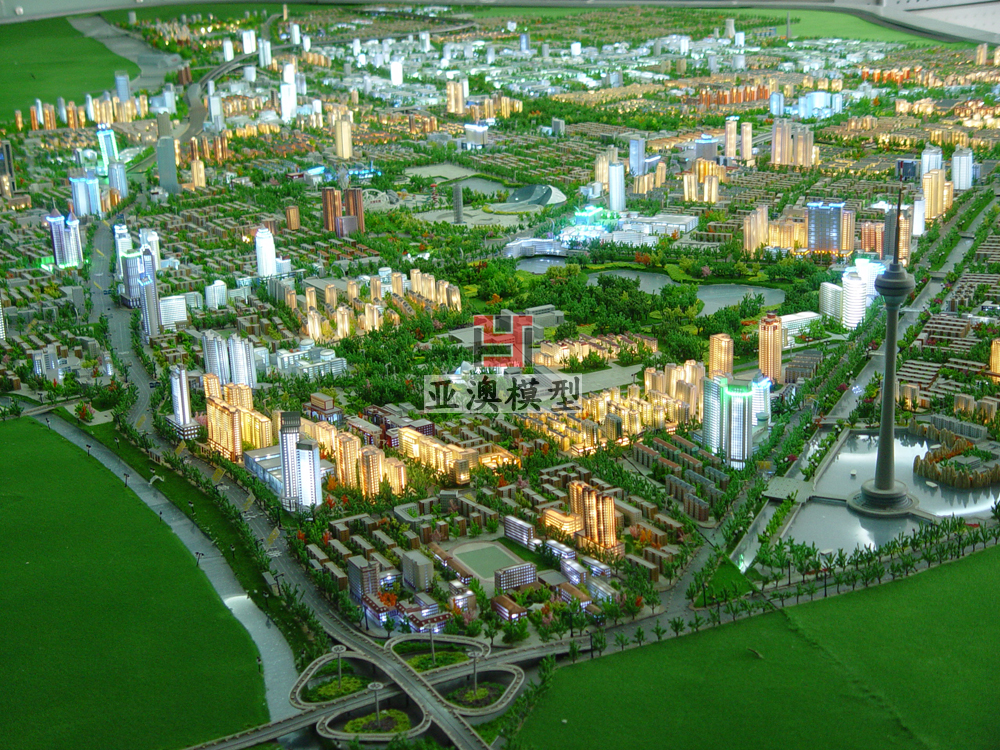 天津城市規劃沙盤